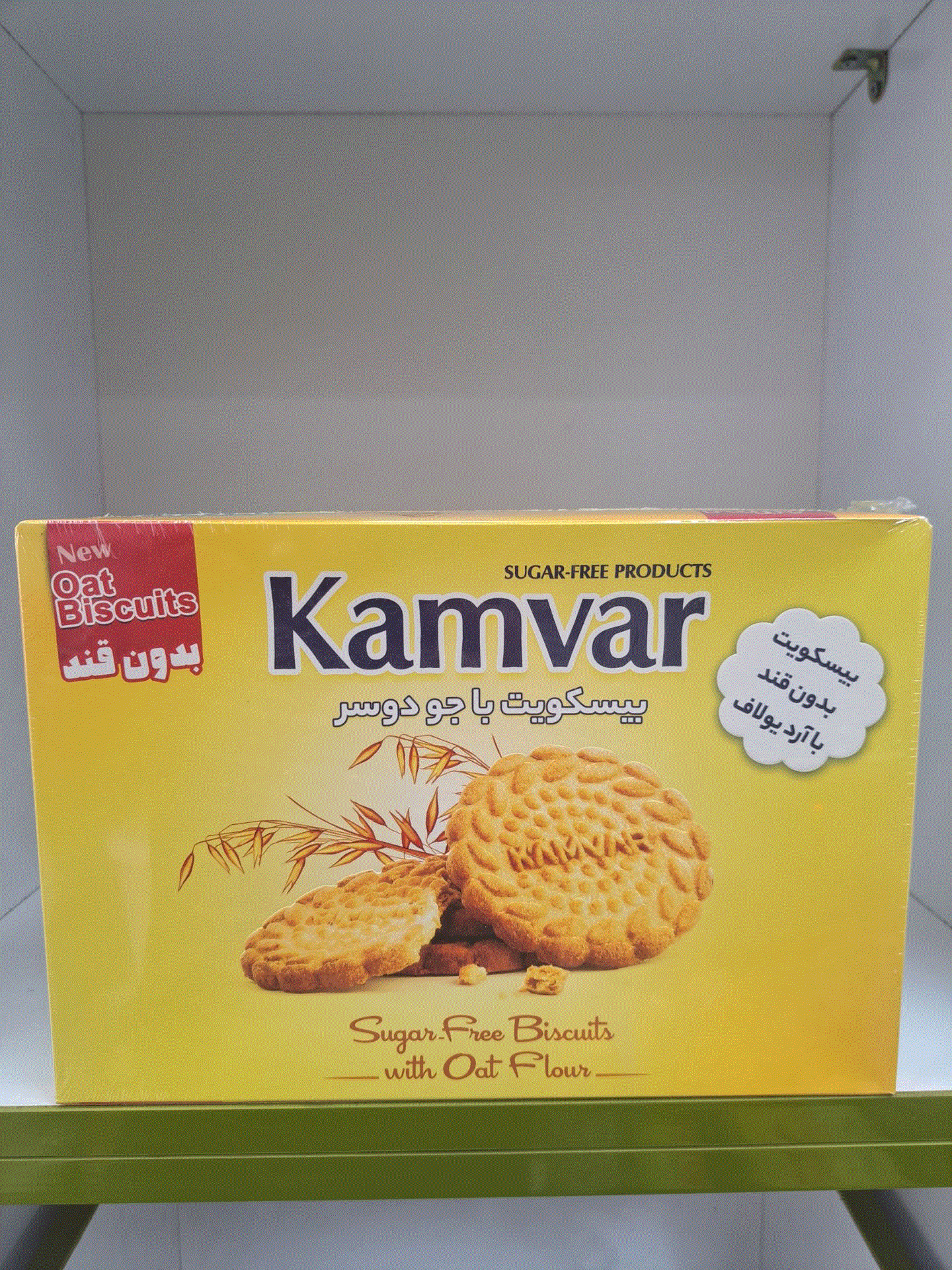 بیسکویت با جو دوسر بدون قند