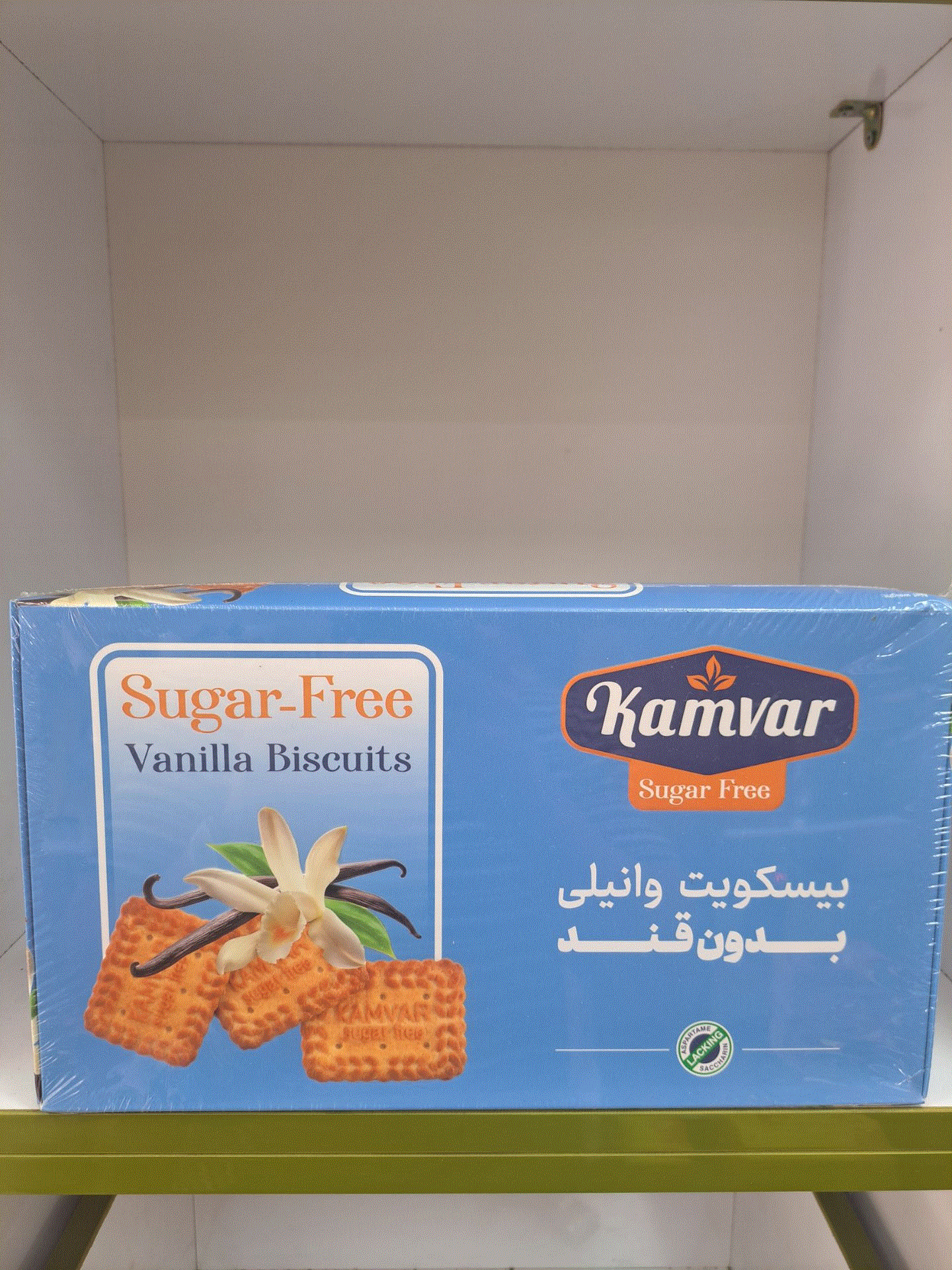 بیسکویت وانیلی بدون قند